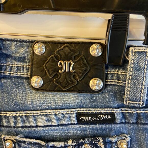 Miss Me size 26 bling rhinestones JP5360bv boot denim jeans - Picture 3 of 6